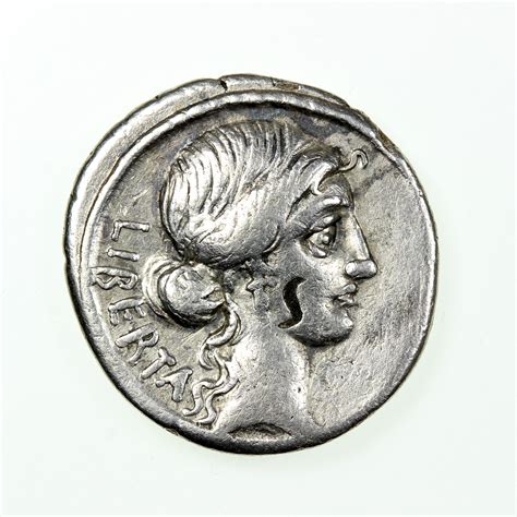 Roman Republic M. Junius Brutus Silver Denarius 54BC - Silbury Coins ...