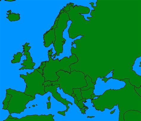 Blank 1914 European Map by AdamTheSYRNo11 on DeviantArt - Worksheets ...