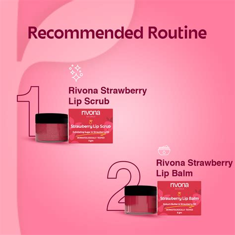 Strawberry Lip Balm: Moisturizing Vegan Formula with Murumuru Butter ...