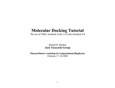 Image result for Molecular Docking Tutorial