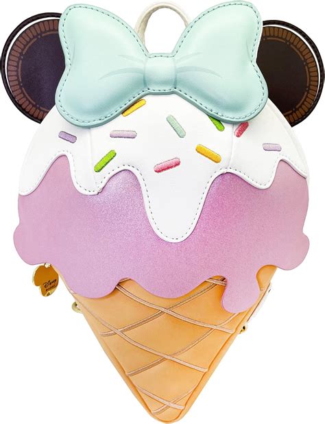 Amazon.com: Loungefly X LASR Exclusive Disney Frosted Minnie Ice Cream ...