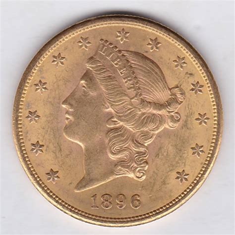 1896 S USA Twenty Dollars Gold Coin | Dorset Coin Company