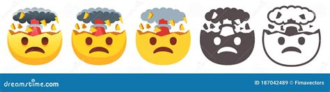 Image result for Exploding Head Emoticon