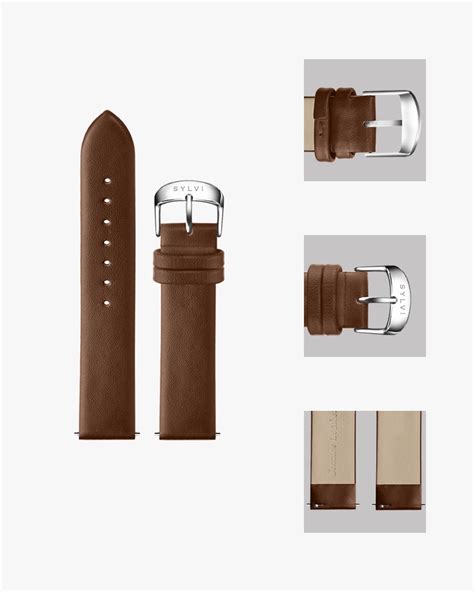 Buy 20mm Leather Strap for Watch - Sylvi