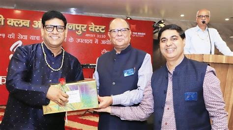 Rotary Club Of Kanpur West Showcases Year Of Service At Annual Awards Event