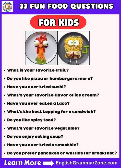 Food Questions 的图像结果