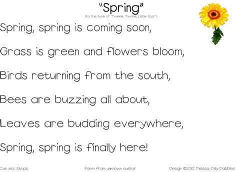Image result for Spring Poem Grade 12
