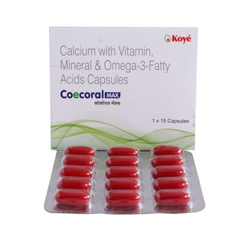 Coecoral Max Capsule 15's Price, Uses, Side Effects, Composition ...