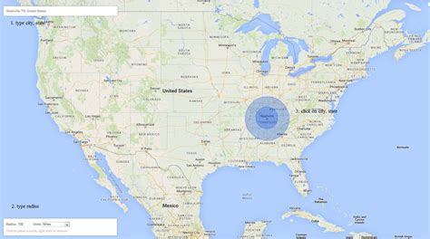 MapQuest Radius Map 的图像结果