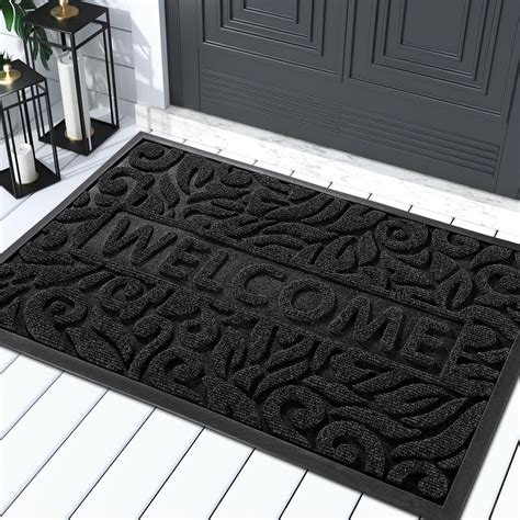 Amazon.com: Yimobra Welcome Mat Outdoor, 36x24 Waterproof Door Mat ...
