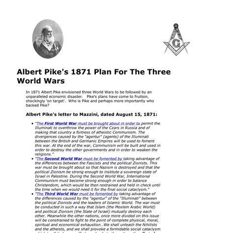 Albert Pike Ww3