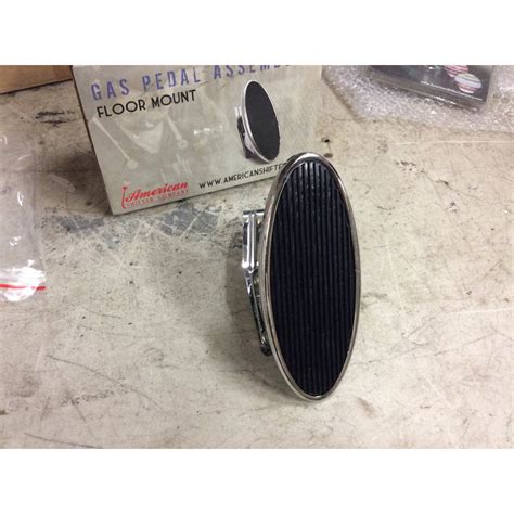 Oval Billet Floor Mount Gas Pedal with Rubber Insert american shifter ...