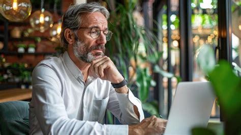 Business Man Using Computer Image 的图像结果