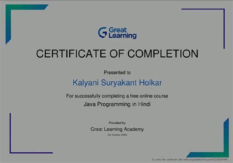 Image result for Java Full-Stack Completion Certificate