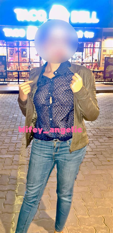 Braless see thru shirt at Taco Bell [f] : r/HotwifeChallenges
