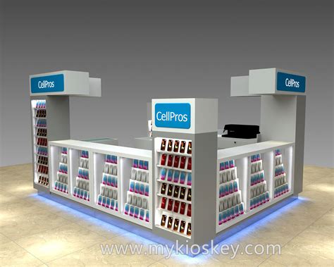 High grade shopping mall mobile phone kiosk and cell phone display ...
