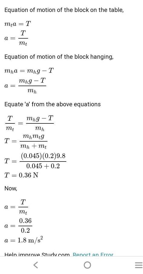 A wooden block weighing 200g is attached to a hanger weighing 45g with ...