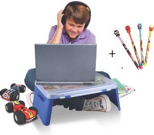 SABIRAT Study Table & Laptop Desk With 1 Pencil, Storage Compartment ...
