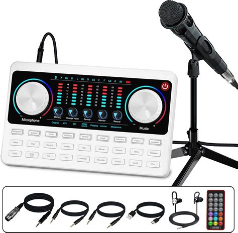 Neculogy Podcast Equipment Bundle Audio Interface Live Sound India | Ubuy