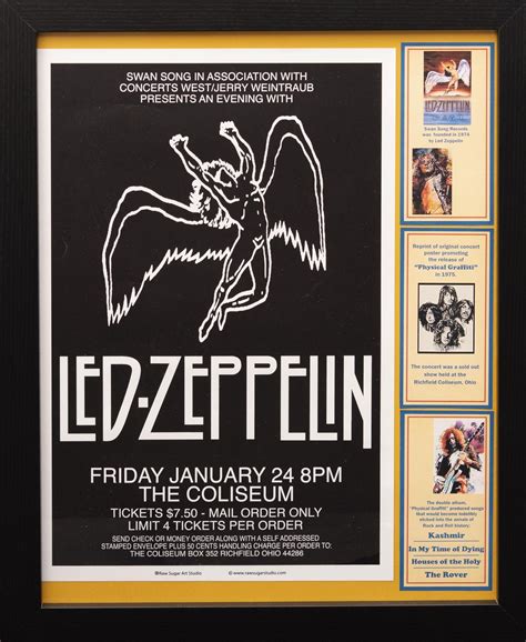Lot - LED ZEPPELIN CONCERT POSTER