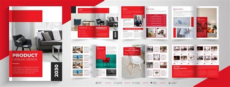 Premium Vector | Company product catalog design template, Modern ...