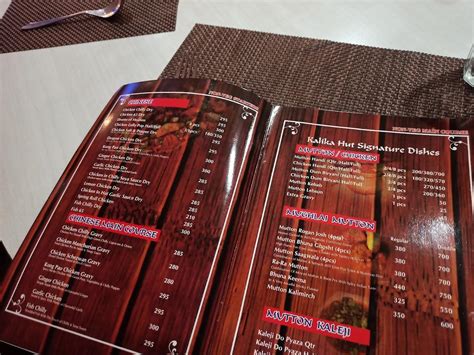 Menu at The Kalika Hut Restaurant Pvt Ltd, Lucknow, Vipul Khand 6