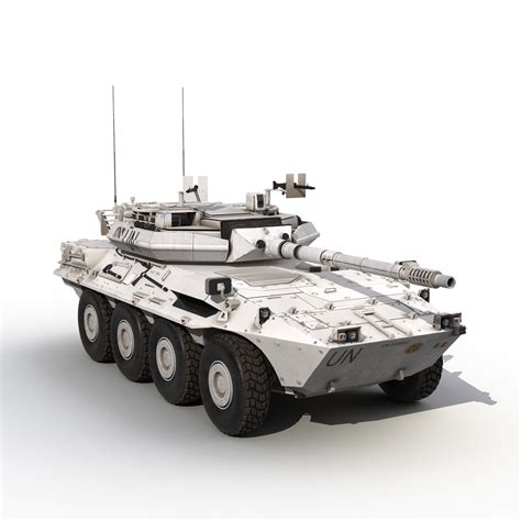 3D model Wheeled Tank Destroyer B1 Centauro White | 3D Molier International