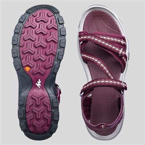 Women Water Resistant Sports Sandals with Velcro Strap Chocolate ...