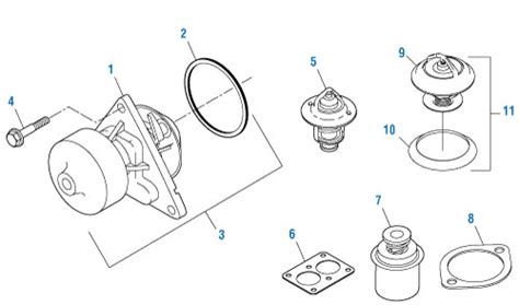PAI 181860 CUMMINS 3928639 THERMOSTAT 180 F 6C / ISC / ISL (3907242 ...