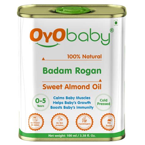 OYO BABY Badam Rogan oil for Baby Massage | Pure Shirin Oil Sweet ...