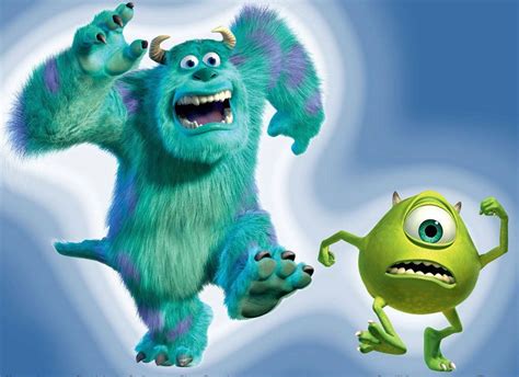 Download Sulley&Mike In Blue Wallpaper | Wallpapers.com