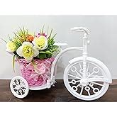 Buy TIED RIBBONS Cycle Shape Flower Vase with Peonies Bunches for ...
