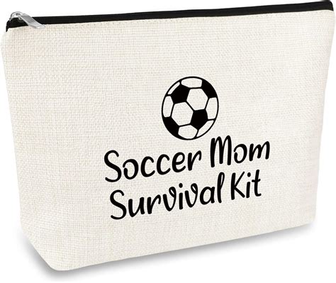 Amazon.com: Soccer Mom Gift Idea Makeup Bag Soccer Coach Mom ...