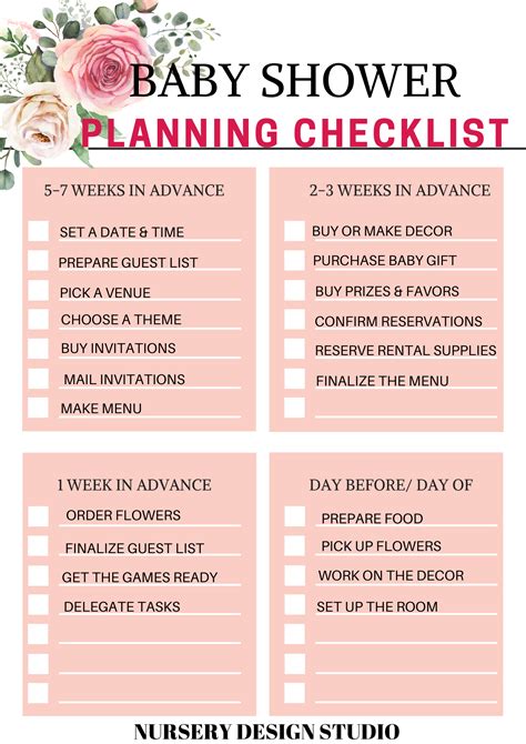 Baby Shower Guest List Excel Template at Dennis Chapman blog
