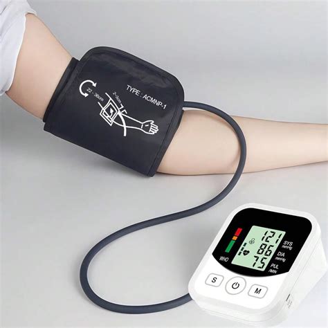 Monitor de pressão arterial de braço portátil Sensor de pressão Monitor ...