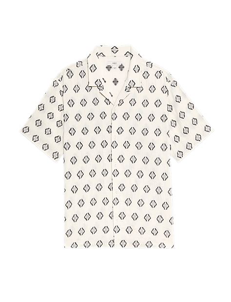 Buy Pure Cotton Geometric Print Shirt at Marks & Spencer