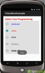 Multiple Checkbox Android 的图像结果
