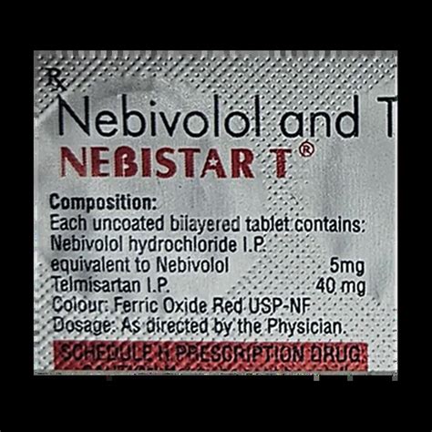 NEBISTAR T TABLET 10'S Price, Uses, Side Effects & Substitutes | Medkart