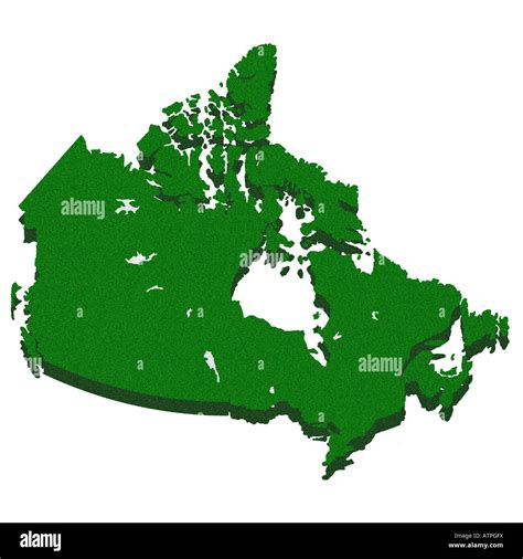Outline Of Canada Map Canada Geographic Map Outline PPT Sample