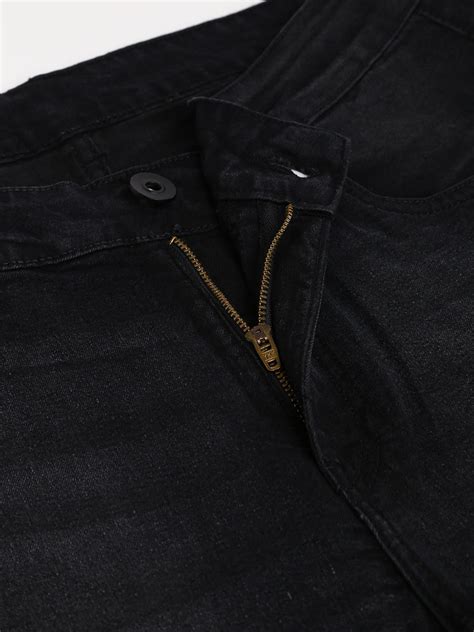 Men's Black Slim Fit Mid Rise Denim Jeans – DENNIS LINGO