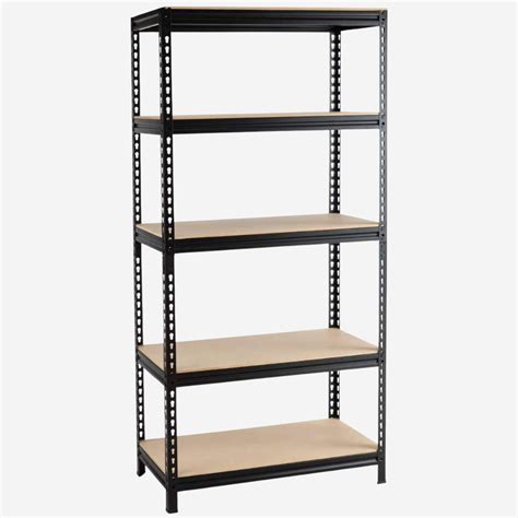 5- Adjustable Section Rack & Shelves Industrial Storage Shelving Unit ...