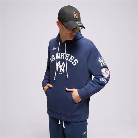 NIKE BLUZA Z KAPTUREM NEW YORK YANKEES MLB NKMZ-44B-N27-0QE GRANATOWY ...