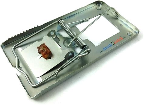 Amazon.com : Pack of 4 made2catch Classic Metal Rat Traps Fully ...