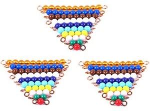 pinkmontessori Montessori (3 Sets) Of Colored Bead Stairs 1-10 Price in ...