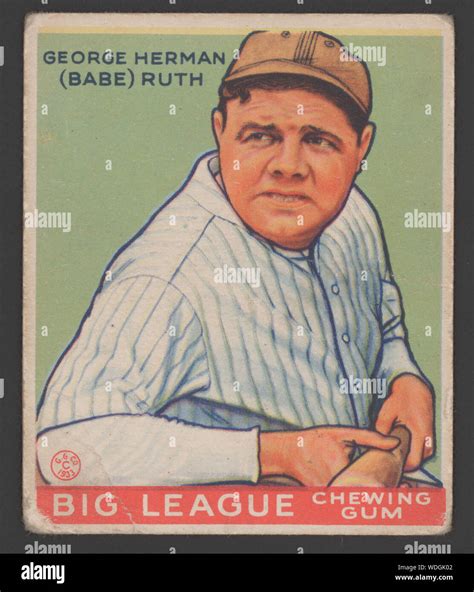 George herman ruth hi-res stock photography and images - Alamy