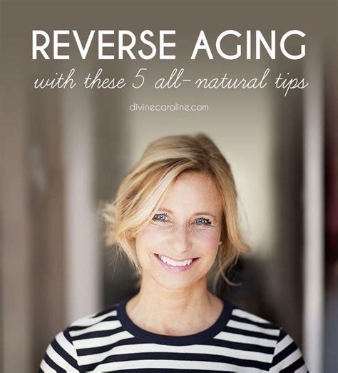 Reverse Aging with These Five All-Natural Tips - More | Anti aging skin ...