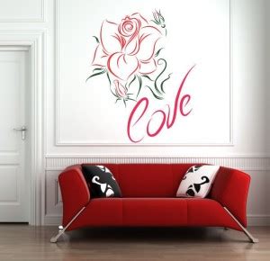 Impression Wall 60 cm Love Wall Sticker Self Adhesive Sticker Price in ...