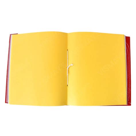 VISMAY'S Red Diary (100 Pages) with Yellow Pages 90 GSM Paper Handmade ...