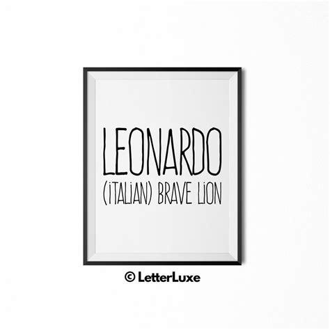 Meaning Of Leonardo Name
