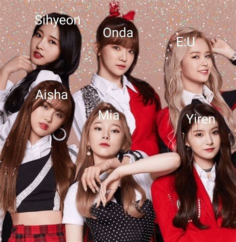 Everglow with names | Girl bands, Woo!ah!, Pop group